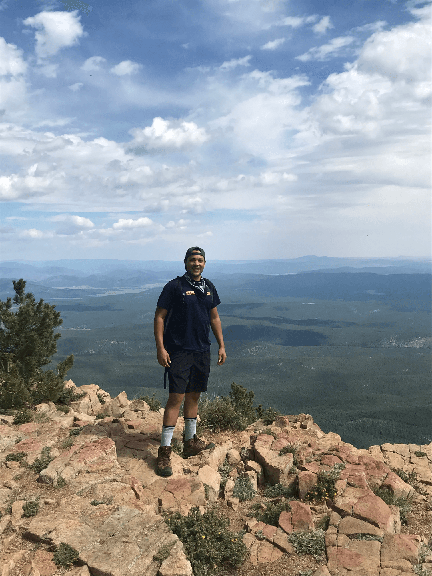 Isaac at Hermit's Peak in NM